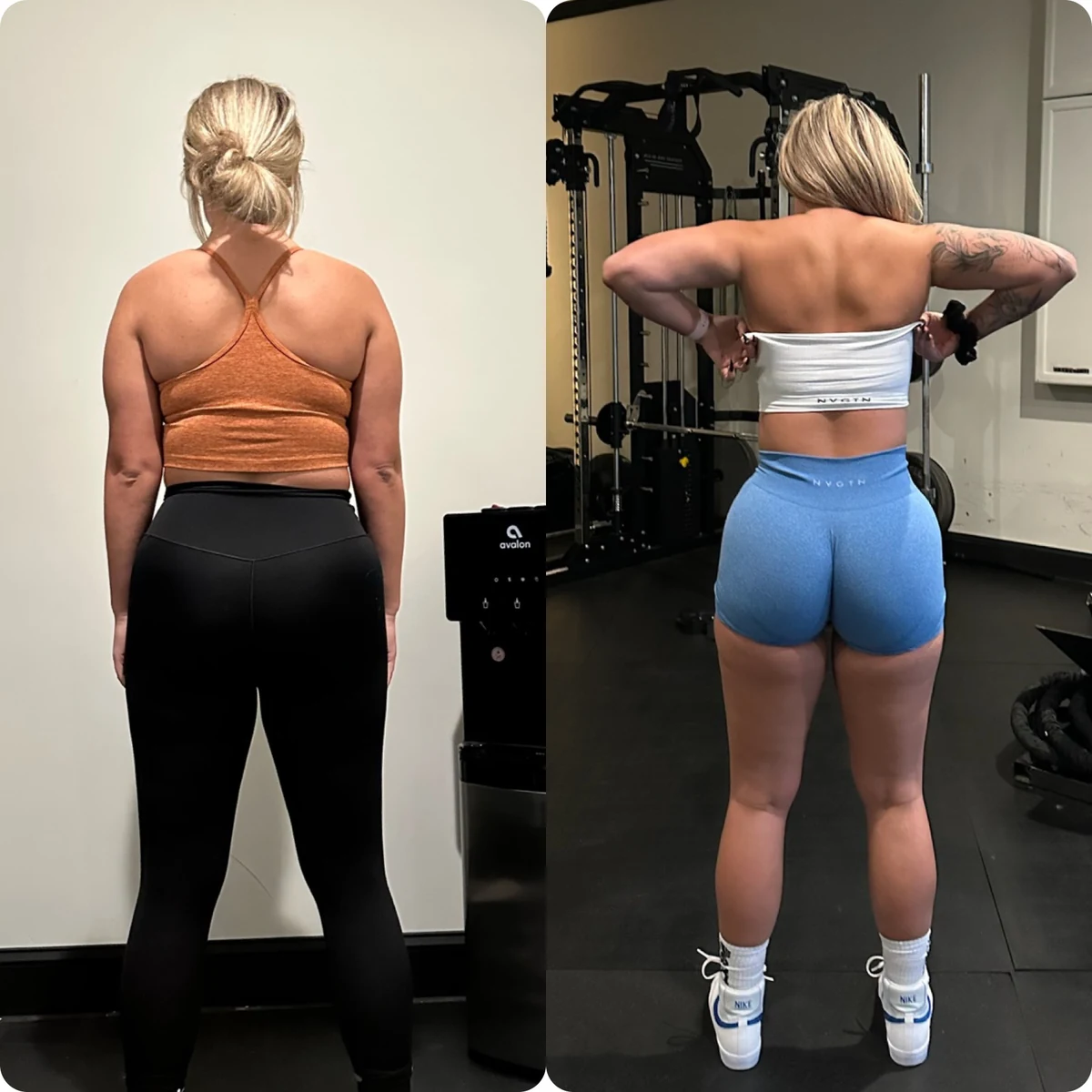 REAL Training client transformation comparison 07