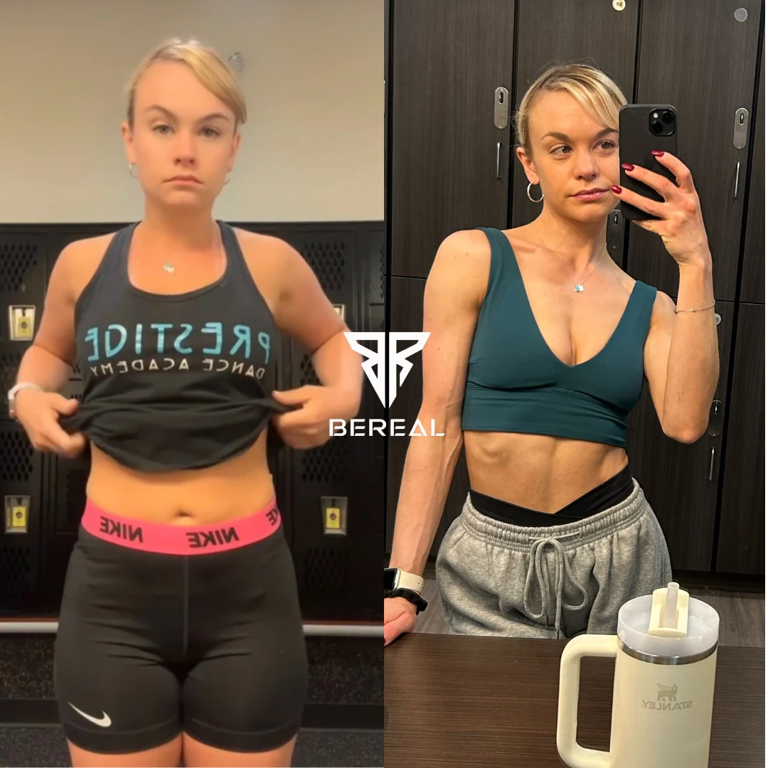 REAL Training client transformation comparison 20